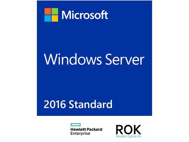 Hpe Rok License Ms Windows Server 2016 Standard Edition 16